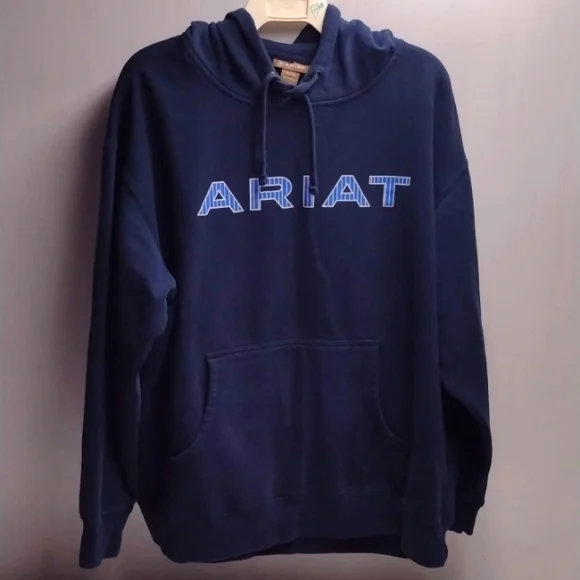 Ariat Hoodie American men size XL/LG black color - Picture 1 of 10